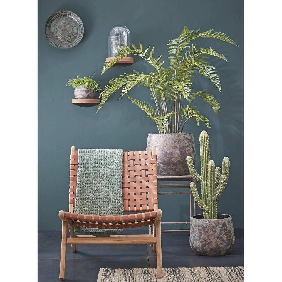 Mica Decorations Bloempot - Koperkleurig - Keramiek - 25 X 20 Cm 4 Mica Decorations Bloempot - Koperkleurig - Keramiek - 25 X 20 Cm - Afbeelding 2