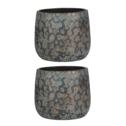 Mica Decorations Bloempot - Koperkleurig - Keramiek - 25 X 20 Cm 7 Mica Decorations Bloempot - Koperkleurig - Keramiek - 25 X 20 Cm -Groene Hoek 1985021438 0102