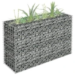 VidaXL Gabion Plantenbak Verhoogd 90x30x60 Cm Gegalvaniseerd Staal 7 VidaXL Gabion Plantenbak Verhoogd 90x30x60 Cm Gegalvaniseerd Staal -Groene Hoek 1a6a5015dc1e435ba242c157fb131376