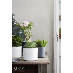Mica Decorations Era Bloempot - H31 X Ø32,5 Cm - Wit 9 Mica Decorations Era Bloempot - H31 X Ø32,5 Cm - Wit -Groene Hoek 1f49c4c9adfd4e02b7c231473393cfb9