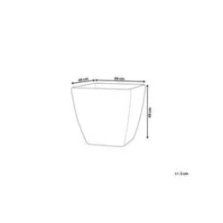 Beliani Plantenbak Voor Buiten ZELI - Grijs Stenenmix, Polyresin -Groene Hoek 200dcd8b946c418c9835b317cd50feb5