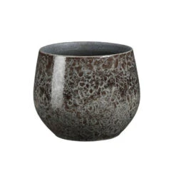 Mica Decorations Plantenpot - Antraciet - D16 X H13 Cm - Binnen -Groene Hoek 24b1b17e66484af1b8c2b8fea66b0969