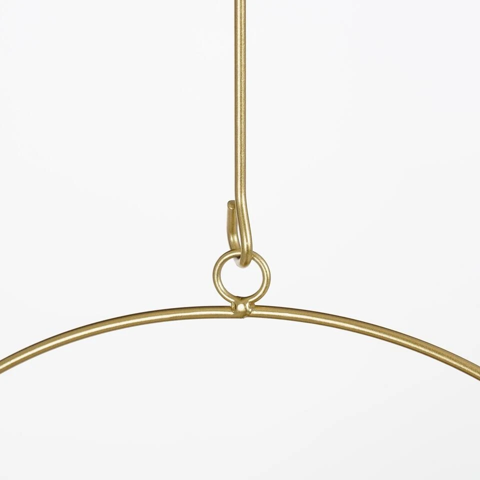 Mica Decorations Dexter Hangende Bloempot - L34 X B14 X H65 Cm - Goud 5 Mica Decorations Dexter Hangende Bloempot - L34 X B14 X H65 Cm - Goud - Afbeelding 3