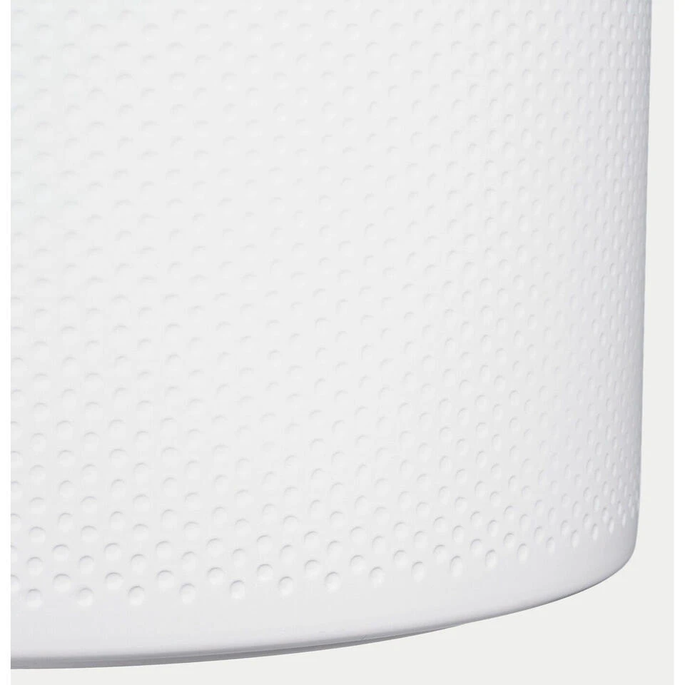 Mica Decorations Plantenpot - Wit - Relief - Keramiek - 19 X 17 Cm 5 Mica Decorations Plantenpot - Wit - Relief - Keramiek - 19 X 17 Cm - Afbeelding 3