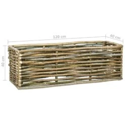 VidaXL Plantenbak Verhoogd 120x40x40 Cm Hazelaarhout 9 VidaXL Plantenbak Verhoogd 120x40x40 Cm Hazelaarhout -Groene Hoek 2bbe13f3f8374a568912209b4153782d