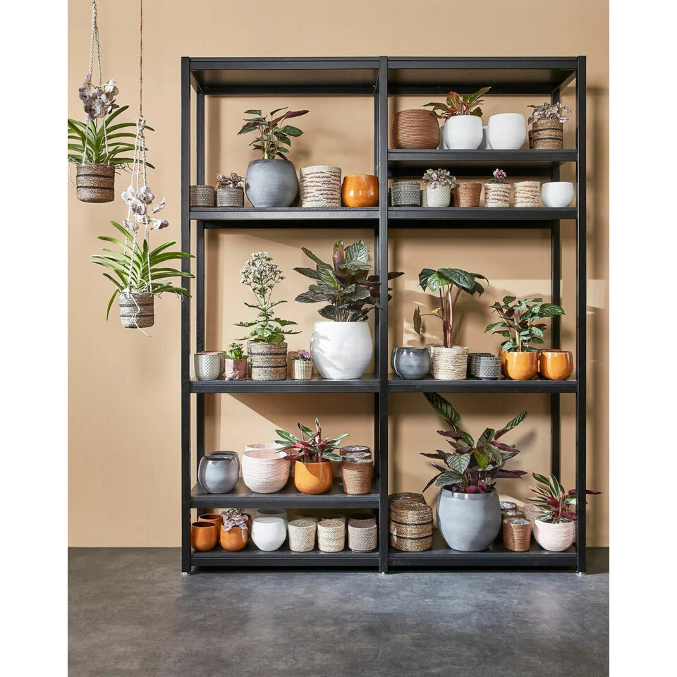 Mica Decorations Plantenpot - Rotan - Bruin - Plantenmand - 20 X 20 Cm 5 Mica Decorations Plantenpot - Rotan - Bruin - Plantenmand - 20 X 20 Cm - Afbeelding 3