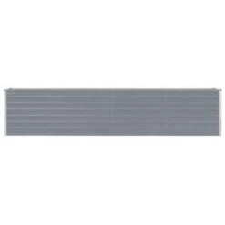 VidaXL Plantenbak Verhoogd 320x40x45 Cm Gegalvaniseerd Staal Grijs -Groene Hoek 31983c9773eb422eb3e3ea814e38f6dc