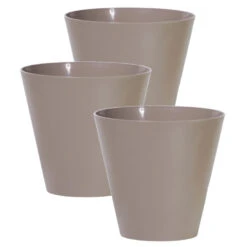 Prosperplast Plantenpot - Taupe - Kunststof - 25 X 23 Cm -Groene Hoek 367a8862e7c9484d8096ac47606adbe9