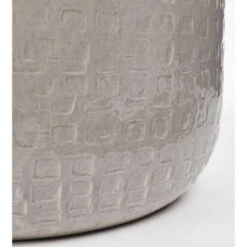 Mica Decorations Plantenpot/bloempot - Keramiek Taupe - D17/H15 Cm -Groene Hoek 3a5343cf07b244e4bc17ff266402132e