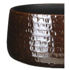 Mica Decorations Plantenpot Schaal - Donkerbruin - D29/H12 Cm -Groene Hoek 438b885e56594e50866a7549707e4ffd