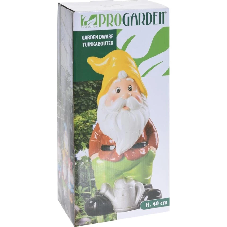 Pro Garden Tuinkabouter - Met Gieter - Keramiek - 40 Cm 4 Pro Garden Tuinkabouter - Met Gieter - Keramiek - 40 Cm - Afbeelding 2