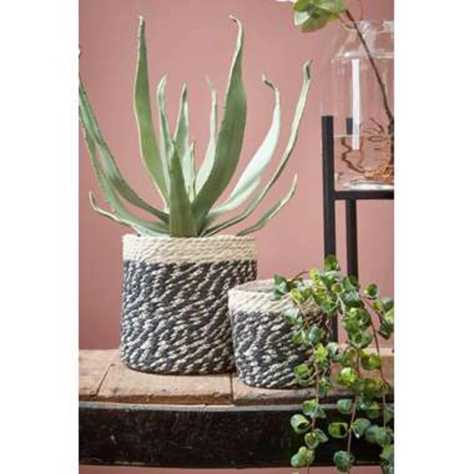 Mica Decorations Bonaparte Mand Voor Planten Ø20 Cm 4 Mica Decorations Bonaparte Mand Voor Planten Ø20 Cm - Afbeelding 2