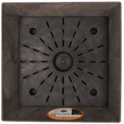 Steege Plantenbak - Grijs - Vierkant - Kunststof - 25 X 25 X 12 Cm -Groene Hoek 4b2ed1ed93f449d3b4cbf74258da78dc