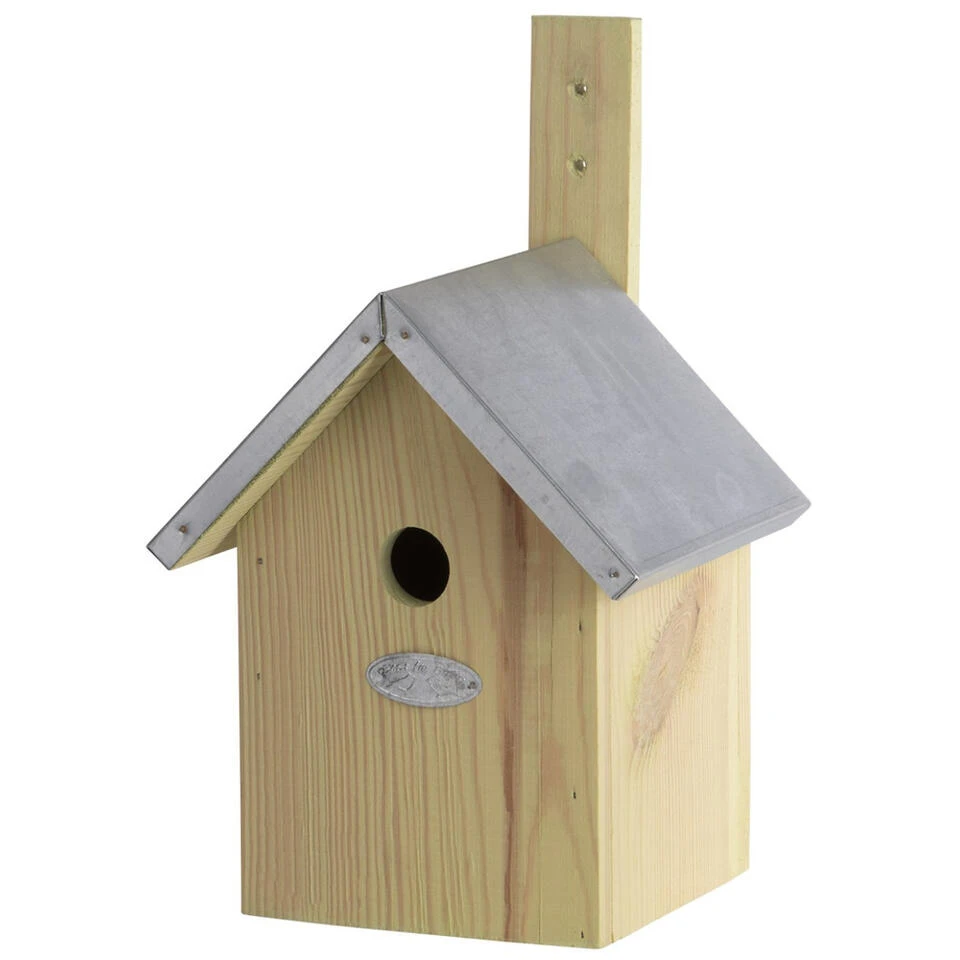 Best For Birds Vogelhuisje - Hout - Pimpelmees Nestkastje - 32 Cm 4 Best For Birds Vogelhuisje - Hout - Pimpelmees Nestkastje - 32 Cm - Afbeelding 2