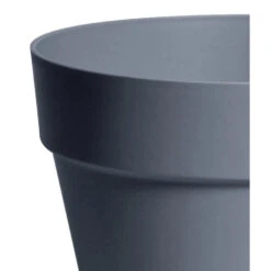 Mega Collections Plantenpot/bloempot - Kunststof - Grijs - D26 Cm -Groene Hoek 500e38a45005430abb7a893b9b63bd47