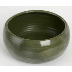 Mica Decorations Plantenpot - Groen - Glans - Keramiek - 28 X 12 Cm -Groene Hoek 5968eddd487449c8a4242c27ef9946ac