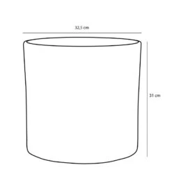 Mica Decorations Era Bloempot - H31 X Ø32,5 Cm - Lichtgrijs -Groene Hoek 5b63e491eb0e4077ba69316479c7198c 1