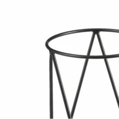 Mica Decorations Bloempot Plantenstandaard/verhoger - Zwart - D11 X H12 Cm -Groene Hoek 6071b1167e6145c6a69ff246f260c242