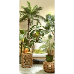 Mica Decorations Plantenpot - Kunststof - Donkergroen - D25/H21,5 Cm -Groene Hoek 6353685e26324671a6d421d94a7d83bf