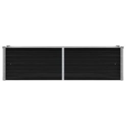 VidaXL Plantenbak Verhoogd 160x40x45 Cm Gegalvaniseerd Staal Antraciet -Groene Hoek 672c6f40cb7b47838d6d6e3a9cf94044