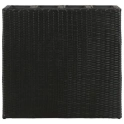 VidaXL Plantenbak Verhoogd Met 4 Potten Poly Rattan Zwart -Groene Hoek 6b95b973a9c94d379290044563fbf295