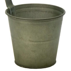 Mega Collections Plantenpot/bloempot - Zink - Groen - D16 X H35 Cm -Groene Hoek 6d0f177a2b904e05811744b35c074273