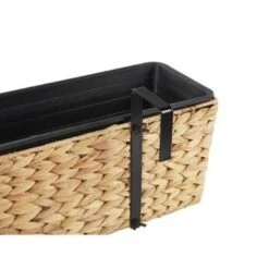 Beliani Plantenbak Voor Buiten KAWALA - Beige Waterhyacinth -Groene Hoek 70f3f6dc8e7f42589bf27bc59b24e2ee