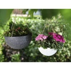 Ter Steege Plantenpot - Hangend - Zwart - Kunststof - 35 X 17 Cm -Groene Hoek 7852e4b58461459691734ede8d39c5cd