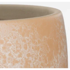 Mica Decorations Bloempot - Creme Stone - Mat - Keramiek - 31 X 33 Cm -Groene Hoek 7a2b74ed717e4d0999c313a398768983