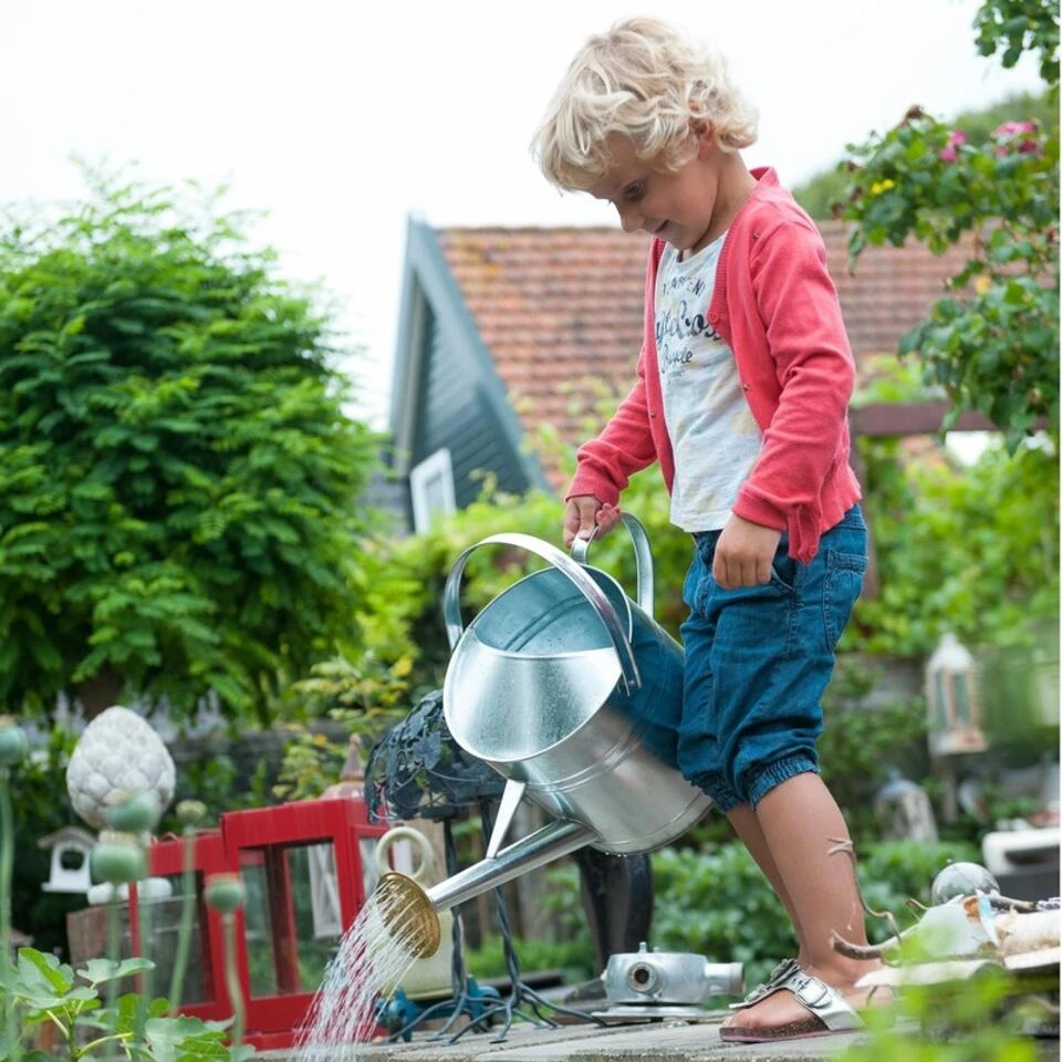 Ubbink Gieter - Zilver - Verzinkt Staal - Broeskop - 9 Liter 4 Ubbink Gieter - Zilver - Verzinkt Staal - Broeskop - 9 Liter - Afbeelding 2
