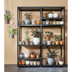 Mica Decorations Bloempot Boule - Mat Wit - Keramiek - 20 X 18 Cm -Groene Hoek 7c30014b9fb94e6eb4a4c7beddfa2b87