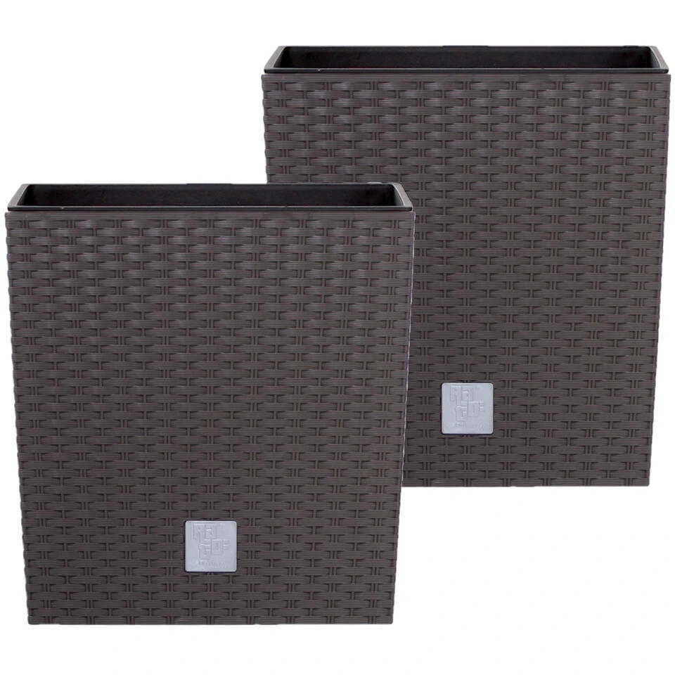 Prosperplast Plantenbak Rato - Bruin - Rotan - Kunststof - 22 Cm 5 Prosperplast Plantenbak Rato - Bruin - Rotan - Kunststof - 22 Cm - Afbeelding 3