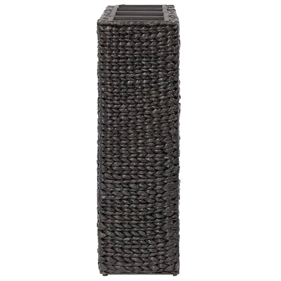 VidaXL Plantenbak Verhoogd Met 4 Potten Waterhyacint Zwart 5 VidaXL Plantenbak Verhoogd Met 4 Potten Waterhyacint Zwart - Afbeelding 3