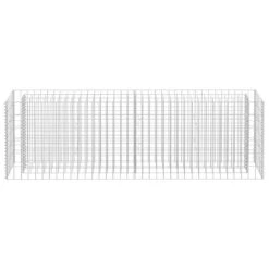 VidaXL Gabion Plantenbak Verhoogd 180x30x60 Cm Gegalvaniseerd Staal -Groene Hoek 8261b2157478474b8b7a10b735d09a68