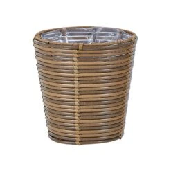 Beliani Bloem- En Plantenpotten SARTI - Bruin Pe Rotan -Groene Hoek 8c98ffcc8c9e4c2fa9de6ca87377158d