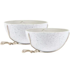 Ter Steege Plantenpot - Hangend - Wit - Kunststof - 25 X 12 Cm -Groene Hoek 972df56ef78a47a9885c69323bc9c1f2