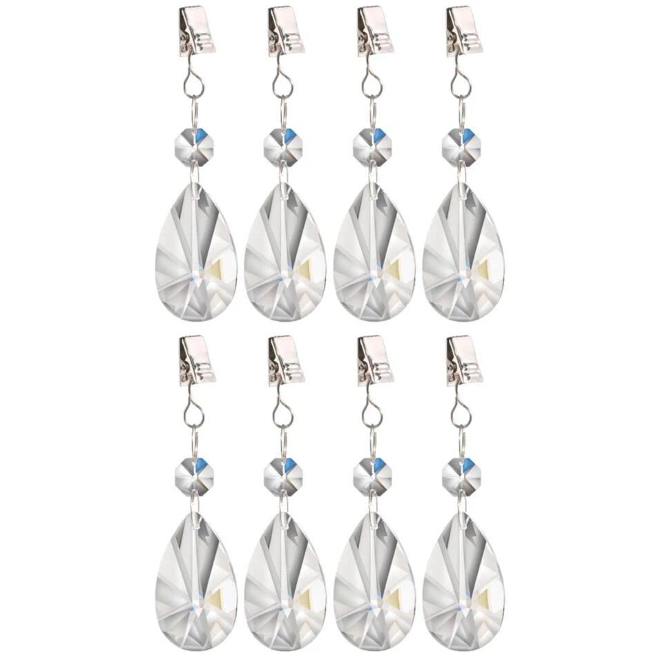 Patifix Tafelkleedgewichtjes - 4 Stuks - Geslepen Glas 3 Patifix Tafelkleedgewichtjes - 4 Stuks - Geslepen Glas - Afbeelding 2