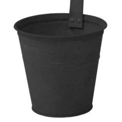 Mega Collections Plantenpot/bloempot - Zink - Zwart - D16 X H35 Cm -Groene Hoek 9bde4b12fb234fa2903ffb70595f90f0