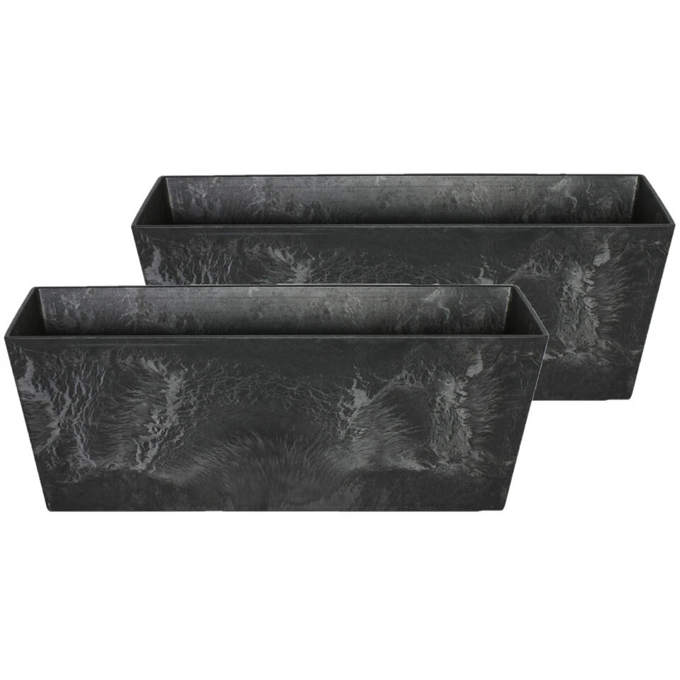 Steege Plantenbak - Gerecycled Kunststof - Zwart - 55 X 17 Cm 5 Steege Plantenbak - Gerecycled Kunststof - Zwart - 55 X 17 Cm - Afbeelding 3