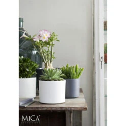 Mica Decorations Bloempot - Wit - Glans - Keramiek - 23 X 21 Cm 9 Mica Decorations Bloempot - Wit - Glans - Keramiek - 23 X 21 Cm -Groene Hoek a07963d204a545f29b8118fcd4d2a272