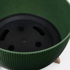 Mica Decorations Doppio Schaal Op Poten - H22 X Ø47 Cm - Groen -Groene Hoek a163275ee43d4135a665f9fb035f655d