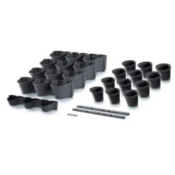 Prosperplast Plantenpotten - Modulair - Antraciet - L67 X B18 X H57cm -Groene Hoek a17b82d5a58c44bc8c8a4c9e9a53de8d