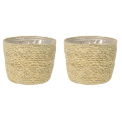 Steege Plantenmand - Zeegras - Rotan - Beige - 15 X 12 Cm 5 Steege Plantenmand - Zeegras - Rotan - Beige - 15 X 12 Cm -Groene Hoek a2e56c4fe3b3411d83e8b317b381d3c3