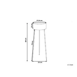 Beliani Plantenbak Voor Buiten LEIKA - Zwart Ijzer -Groene Hoek a361100a69d340a6a1a108ef6e4fa510