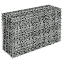 VidaXL Gabion Plantenbak Verhoogd 90x30x60 Cm Gegalvaniseerd Staal 8 VidaXL Gabion Plantenbak Verhoogd 90x30x60 Cm Gegalvaniseerd Staal -Groene Hoek a41ec36e65d9418aa31e0cc8b2c86cd5