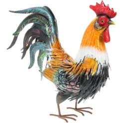 Pro Garden Decoratie Tuinbeeld Haan - Metaal - 38 X 14 X 40 Cm -Groene Hoek a5223b903b5445a3947207095049ef9c