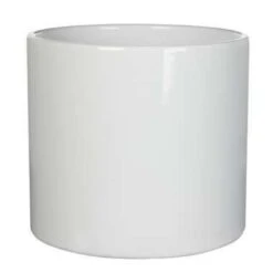 Mica Decorations Bloempot - Wit - Glans - Keramiek - 28 X 26 Cm -Groene Hoek a95e7b541d3b45fda521a9dc1f56ccc9