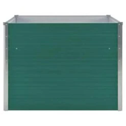 VidaXL Plantenbak Verhoogd 100x100x77 Cm Gegalvaniseerd Staal Groen -Groene Hoek a98f0bfa5e834db1a43b6a02b43c529a