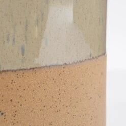 Mica Decorations Lago Bloempot - H16,5 X Ø18 Cm - Crème -Groene Hoek acf642ec49fa49d69a090aa165eca491