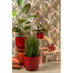 Mica Decorations Bloempot - Donkerrood - Keramiek - 35 X 31 Cm 9 Mica Decorations Bloempot - Donkerrood - Keramiek - 35 X 31 Cm -Groene Hoek ae3853a2b3644b858fe1a451eae0751d 1